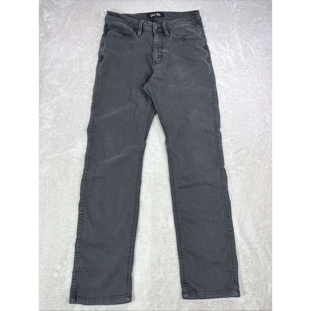DU/ER Men's No Sweat Straight Pant Gray Size 30X32